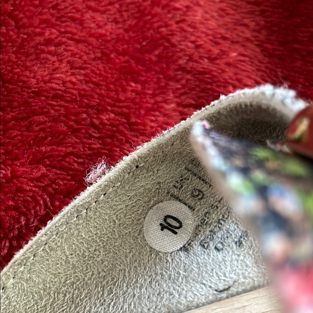 NWOT GANNI Women's Floral wooden Sandals - Picture 6 of 7